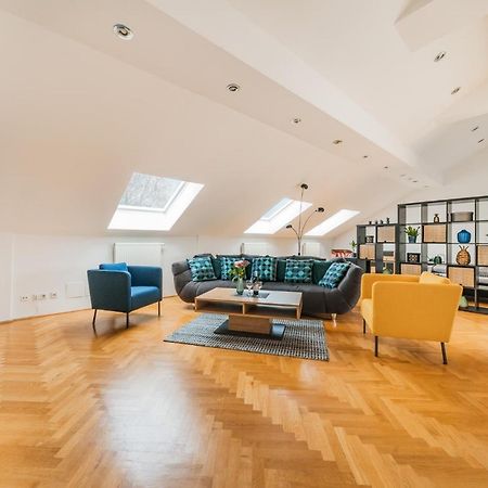 Penthouse Apartment - Sauna - Terrasse - Kamin - Ac Wien Eksteriør billede