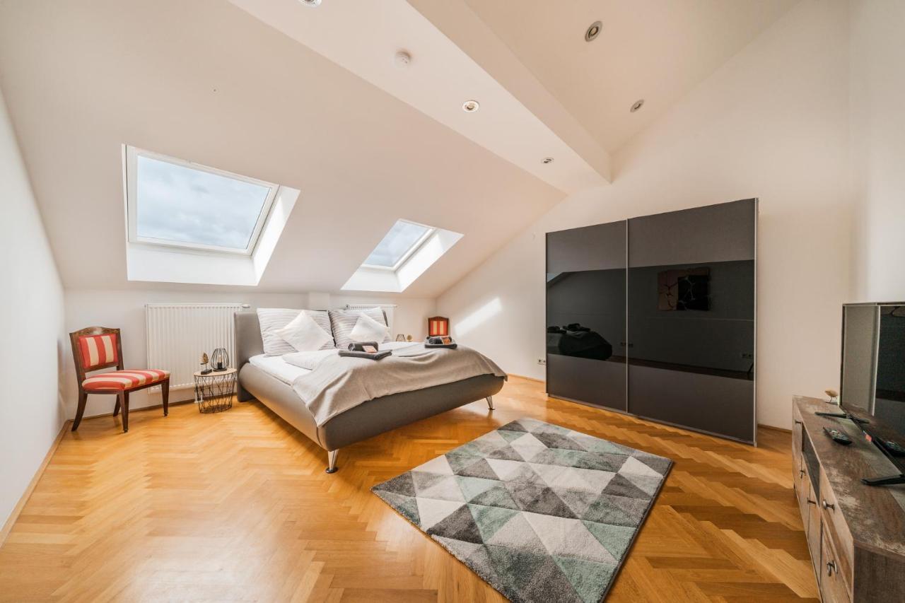 Penthouse Apartment - Sauna - Terrasse - Kamin - Ac Wien Eksteriør billede