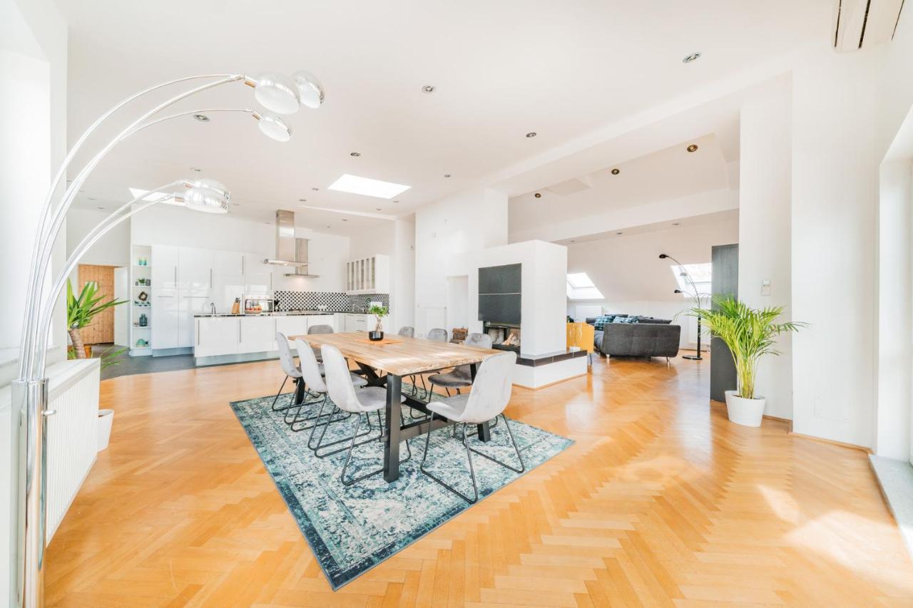 Penthouse Apartment - Sauna - Terrasse - Kamin - Ac Wien Eksteriør billede