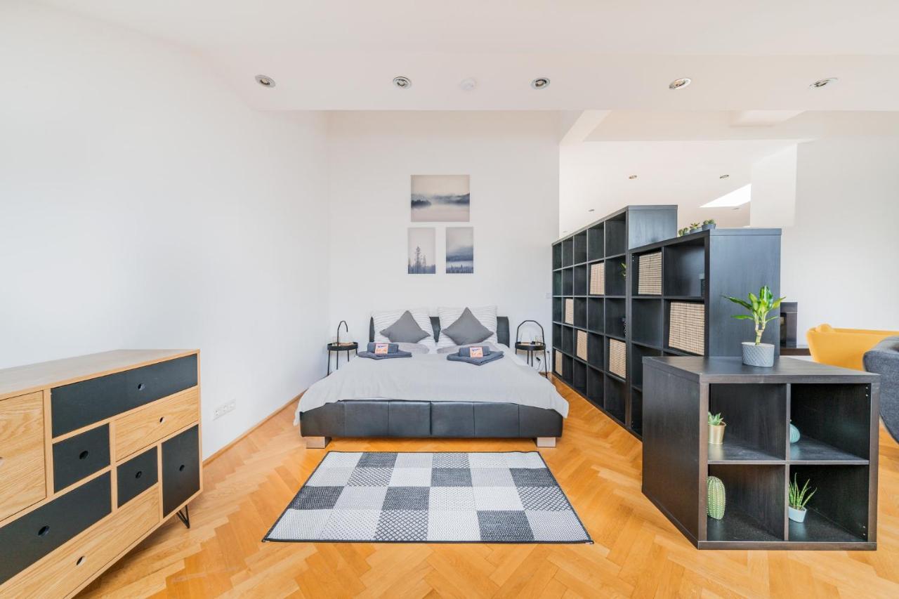 Penthouse Apartment - Sauna - Terrasse - Kamin - Ac Wien Eksteriør billede