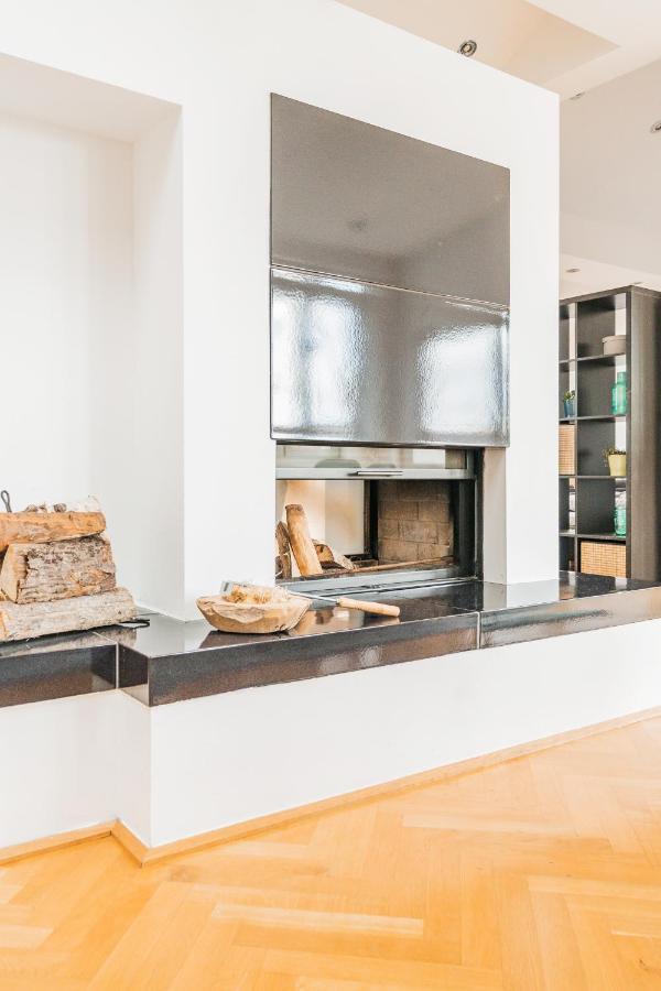 Penthouse Apartment - Sauna - Terrasse - Kamin - Ac Wien Eksteriør billede